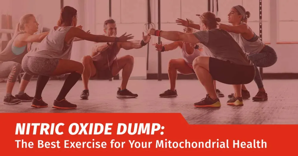 Nitric Oxide Dump Exercise – 1 minute = 50 minute workout in gym